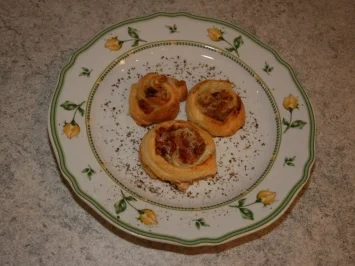 Rezept: Blätterteigschnecken Blätterteigschnecken - Rezept