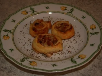 Rezept: Blätterteigschnecken Blätterteigschnecken - Rezept