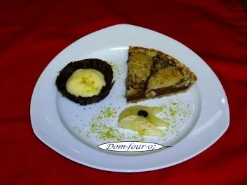 Rezept: Birnen-Schoko-Marzipan-Tarte 20 cm Bild Nr. 2 Birnen-Schoko-Marzipan-Tarte 20 cm - Rezept - Bild Nr. 2