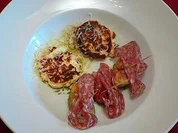 Gebratene Ricottaküchlein mit Fenchelsalami und Feigen - Rezept - Bild Nr. 9