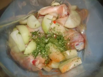 Brathähnchen aus der Wundertüte - Rezept