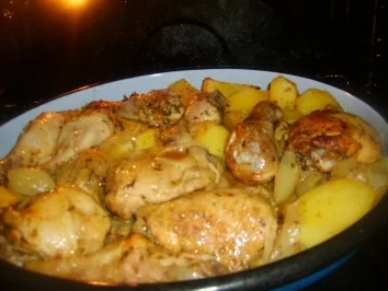 Brathähnchen aus der Wundertüte - Rezept