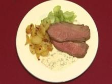 Roastbeef mit Bratkartoffeln und Gurkensalat (Hendrik Martz) - Rezept