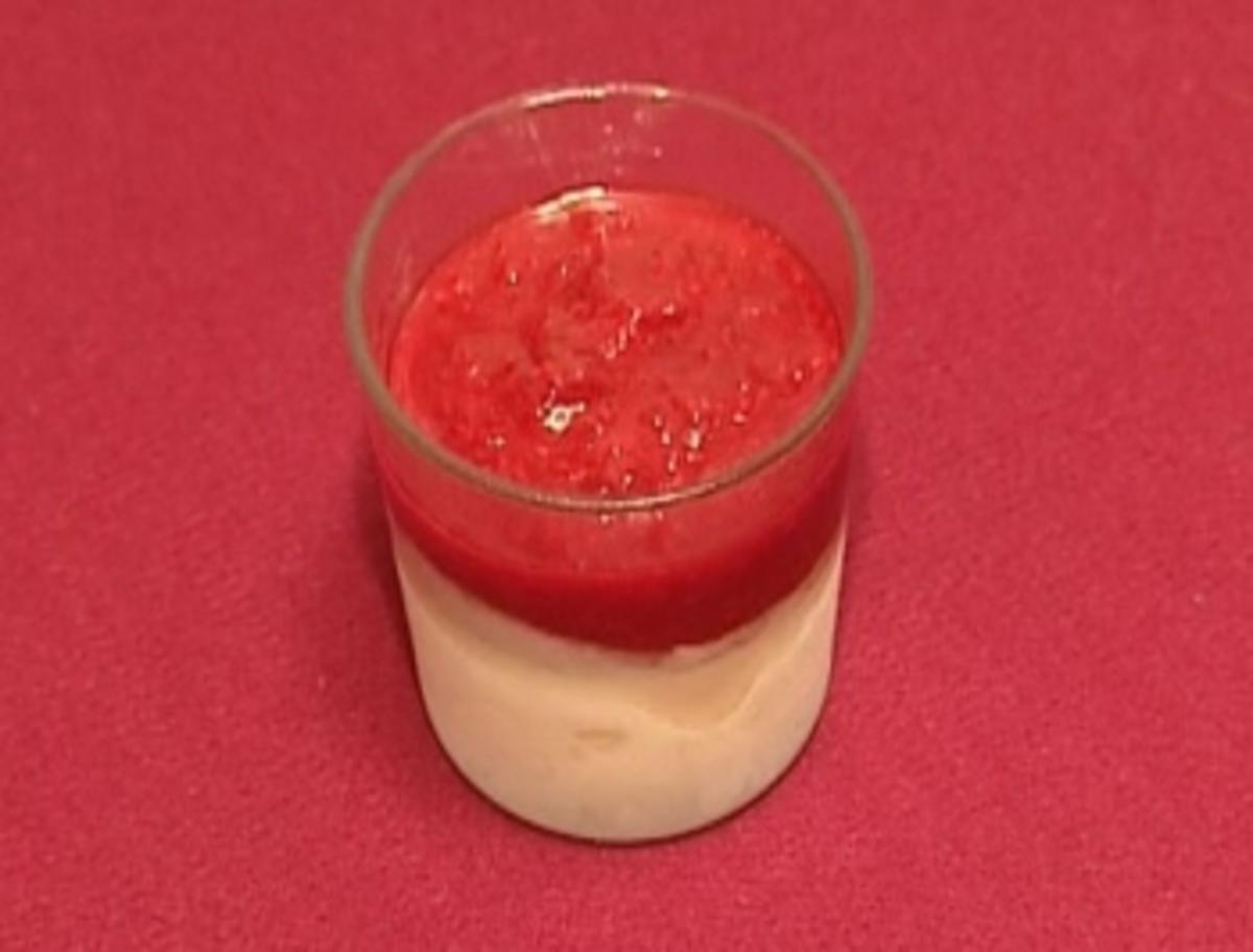 Vanilleparfait an Roter Grütze (Hendrik Martz) - Rezept