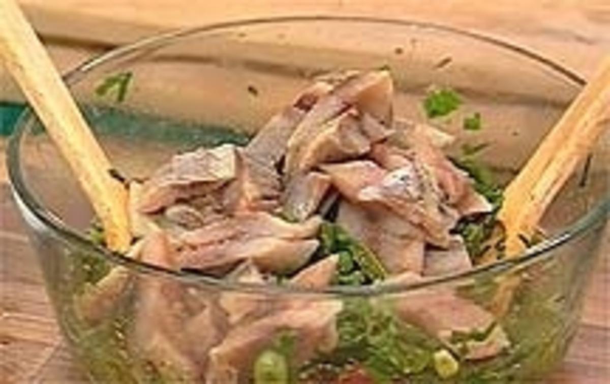 Matjes-Bohnensalat - Rezept