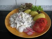 Rezept: Matjes nach Hausfrauenart Matjes nach Hausfrauenart - Rezept