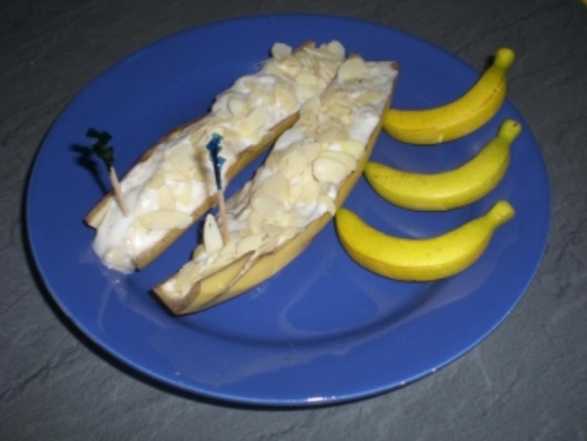 Bananenschnee im eigenen Mantel - Rezept