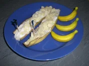 Bananenschnee im eigenen Mantel - Rezept
