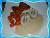 Rouladen : Putenrouladen mit  Champignon - Kräuterfüllung - Rezept