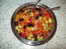 Bunter Salat mit Oliven - Rezept