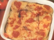 erster gang granierte aubergine - Rezept