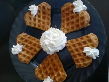 Waffeln mit Vollkornmehl gebacken - Rezept