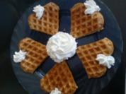 Waffeln mit Vollkornmehl gebacken - Rezept