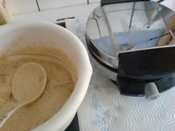 Waffeln mit Vollkornmehl gebacken - Rezept