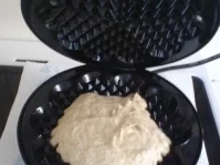 Waffeln mit Vollkornmehl gebacken - Rezept