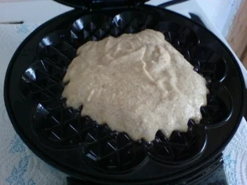 Waffeln mit Vollkornmehl gebacken - Rezept