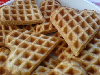 Waffeln mit Vollkornmehl gebacken - Rezept