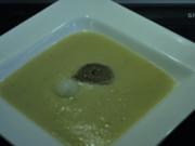 Kohlrabi-Creme-Suppe mit Pesto - Rezept