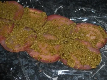 Kohlrabi-Creme-Suppe mit Pesto - Rezept