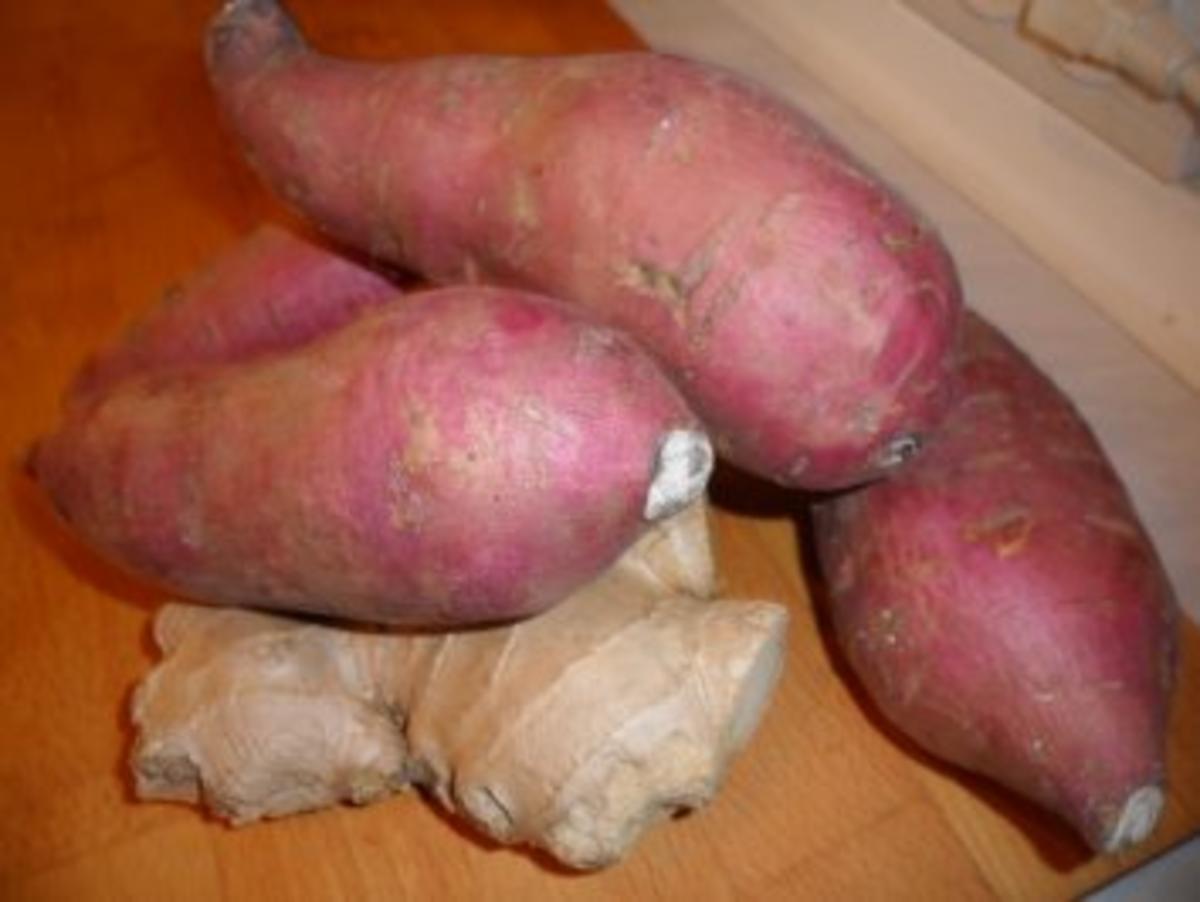 Ingwer-Kartoffelsüppchen mit Garnelen - Rezept - Bild Nr. 2