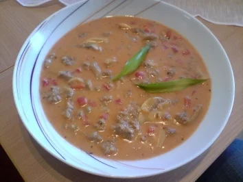 Pizza Suppe - Rezept