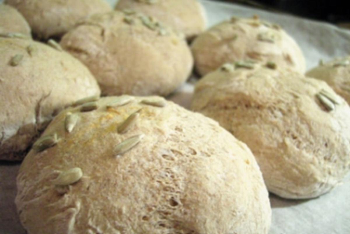 Einfache Brötchen (oder Brot) selbst gemacht - Rezept