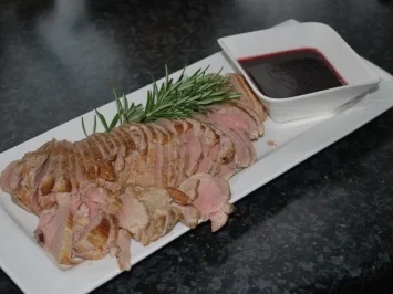 Rosmarin-Honig-mariniertes  Schweinefilet - Rezept