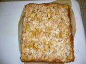Apfelkuchen mit Kokosgitter - Rezept