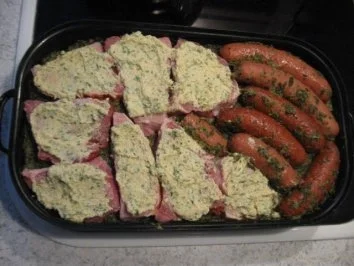 1A Grünkohl mit süßen Kartoffeln und Kasseler an Senfkruste - Rezept - Bild Nr. 4