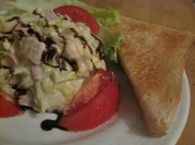 Lauch - Schinkensalat einfach lecker für den kleinen Hunger - Rezept