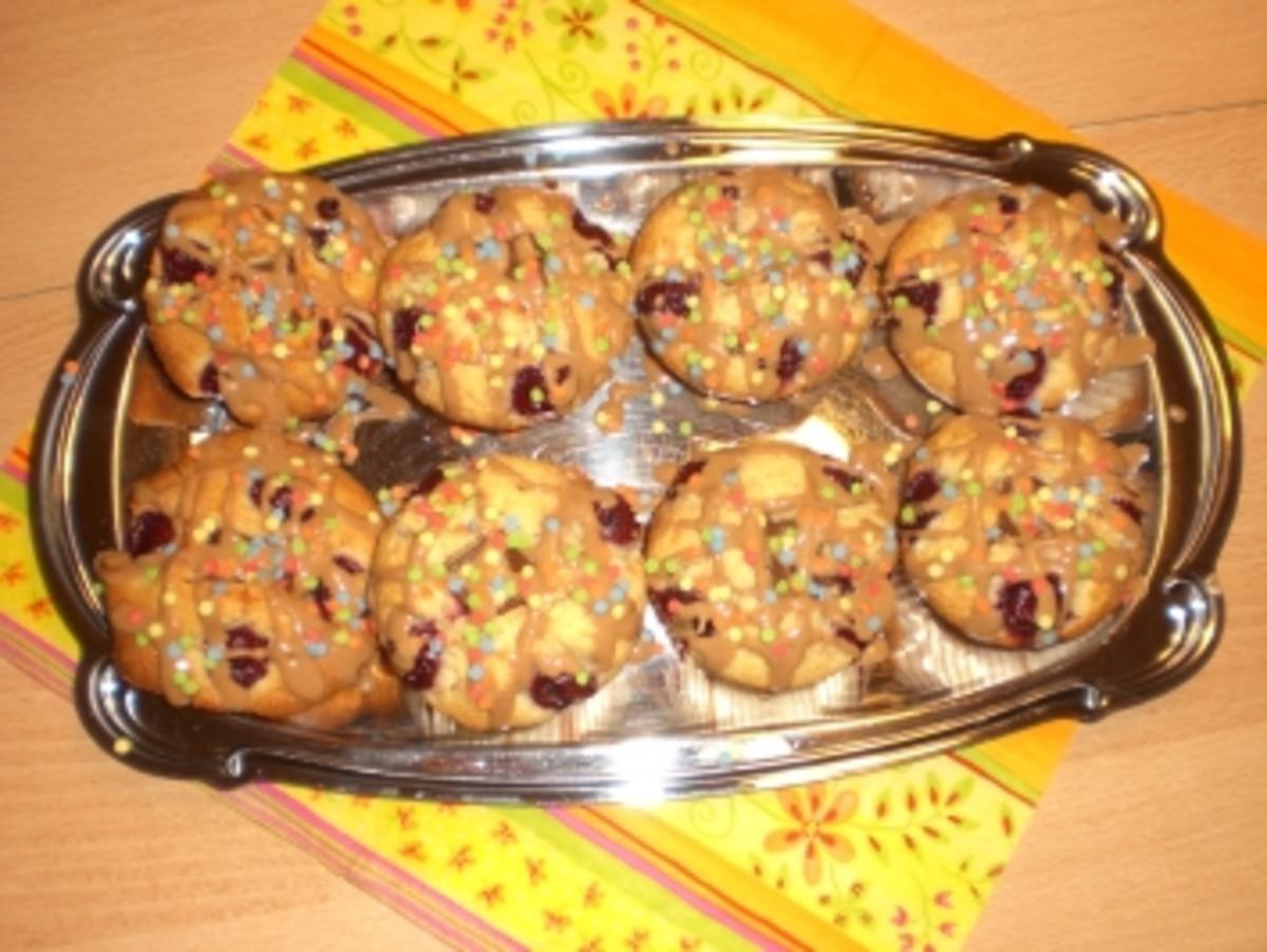 Kirsch-Nougat-Muffins - Rezept mit Bild - kochbar.de