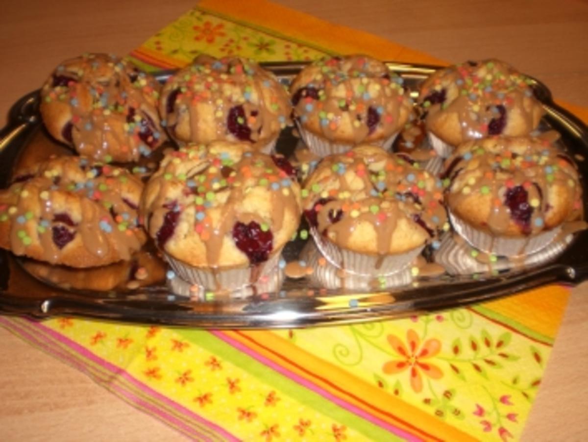 Kirsch-Nougat-Muffins - Rezept