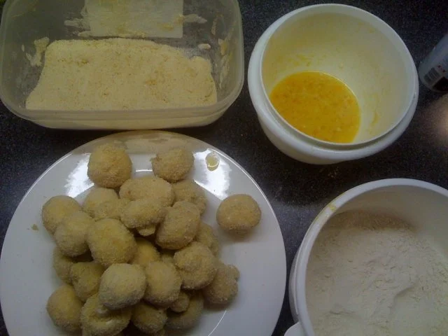 Panierte Champignons - Rezept - Bild Nr. 2