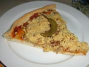Pizza mit Streusel - Rezept