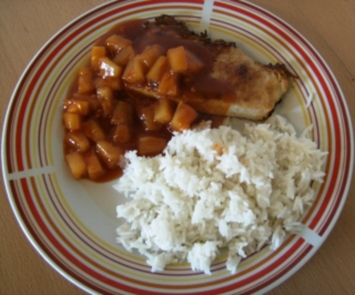 Bilder für Putenschnitzel süß-sauer - Rezept