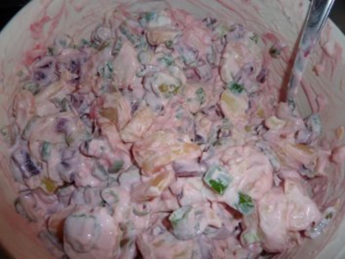 Salate: Kartoffelsalat mit Rote Bete - Rezept - Bild Nr. 5
