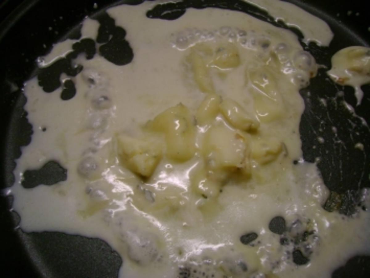 Pasta: Maultaschen in Rucola-Gorgonzola Sahne - Rezept - Bild Nr. 4