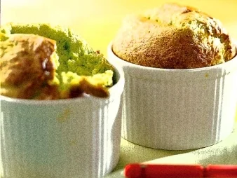 Käse-Bärlauch-Soufflés - Rezept
