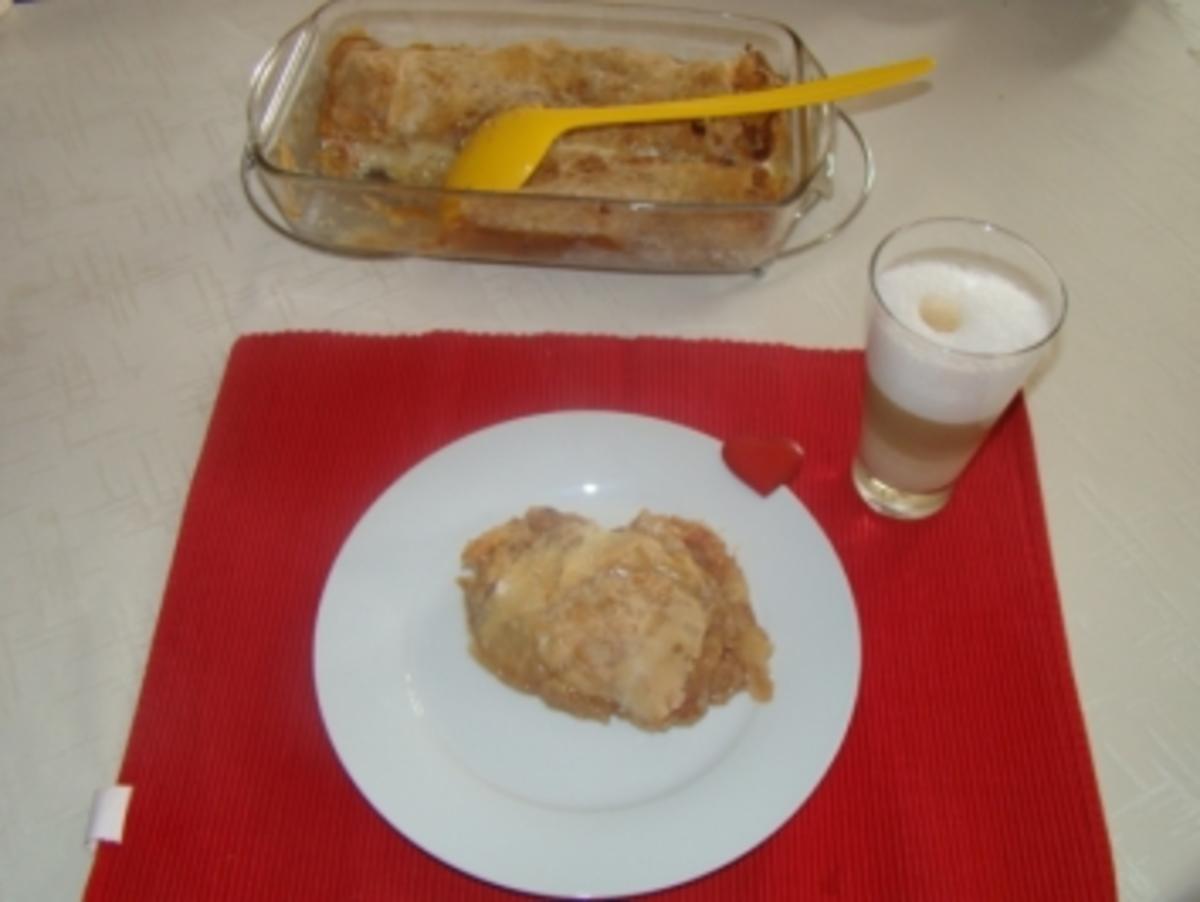 Gebackener Apfelstrudel - Rezept