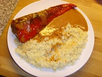 Scharf gefüllte Paprika mit Hackfleisch… - Rezept