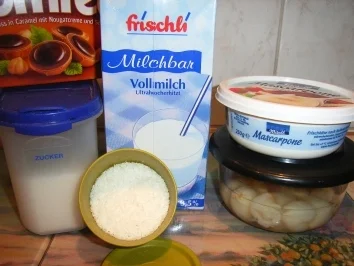Mascarponecreme mit Litschi - Rezept