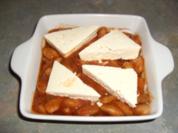 Gebackener Schafskäse mit weißen Bohnen - Rezept