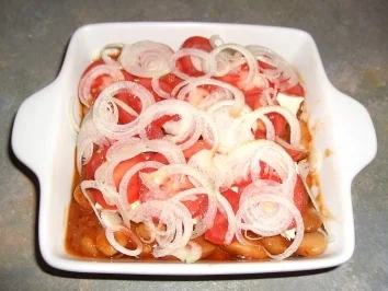 Gebackener Schafskäse mit weißen Bohnen - Rezept - Bild Nr. 3