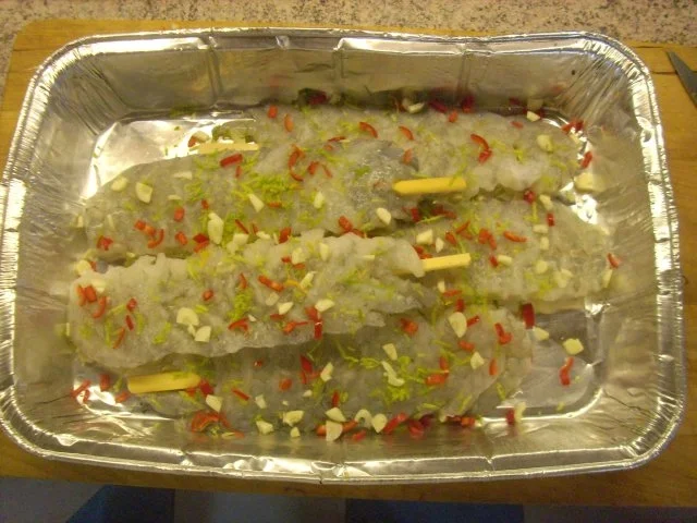 Rezept: Garnelenspieße mit Limette und Vanille Garnelenspieße mit Limette und Vanille - Rezept