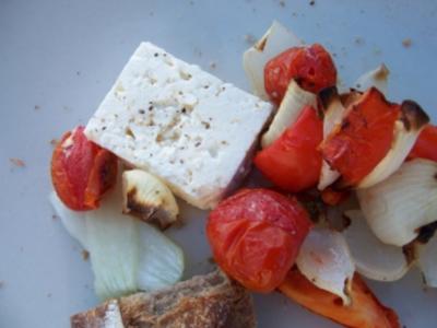 Rezept: Grill - Feta - gegrillt Grill - Feta - gegrillt - Rezept