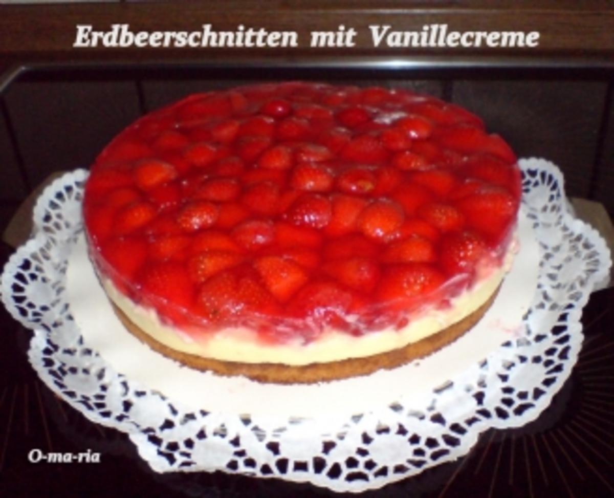 Kuchen Erdbeerschnitten mit Vanillecreme - Rezept Eingereicht von
O-ma-ria