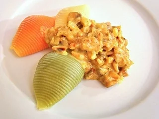 Muschelnudeln mit Thunfisch-Sugo - Rezept