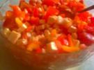 Paprikasalat mit Fetakäse - Rezept