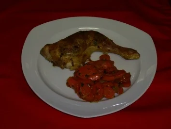 Rezept: Hähnchenschenkel mit Zwiebel-Kräuter-füllung Bild Nr. 3 Hähnchenschenkel mit Zwiebel-Kräuter-füllung - Rezept - Bild Nr. 3