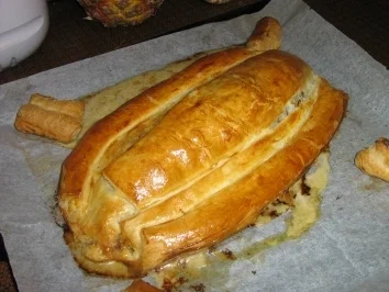 Filet mit Feta  in Blätterteig - Rezept - Bild Nr. 6